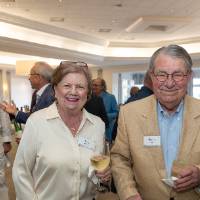 Happy Fox and Jane Ritter smiling for photo